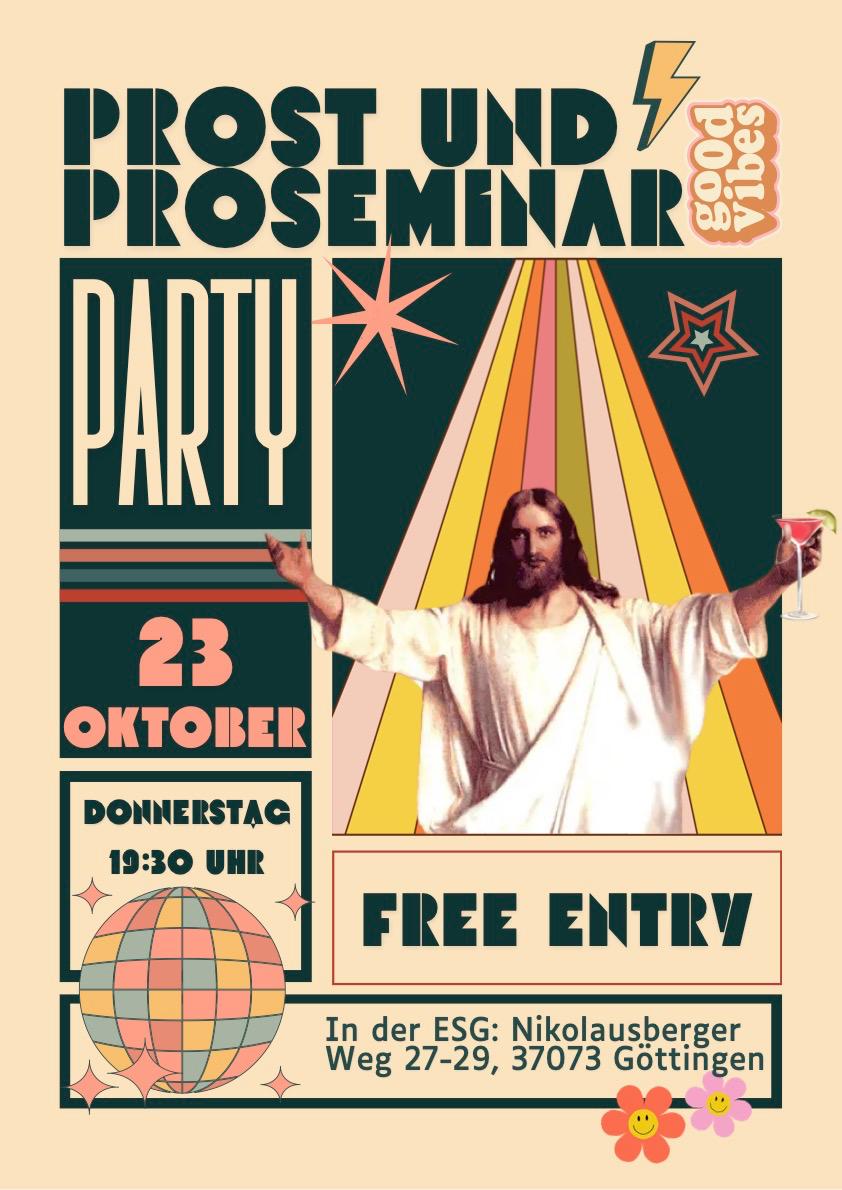 Prost und Proseminar